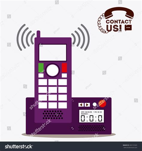 Call Center Design Over White Background Stock Vector (Royalty Free ...