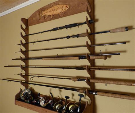 DIY Fishing Rod Storage Rack , Wallmounted : 15 Steps (with Pictures) - Instructables