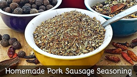 How to Make Pork Sausage Seasoning | Fabulous Flavours For Your Homemade Pork Sausages | #64 ...