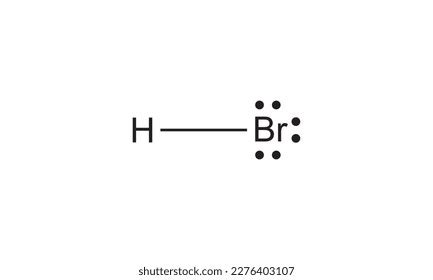 Hydrobromic Acid Chemical Structure Hydrogen Bromide Stock Vector ...