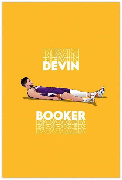 Buy Devin Booker Poster for Wall Decor Phoenix Suns POSTERS Canvas for Boys Bedroom Wall ...