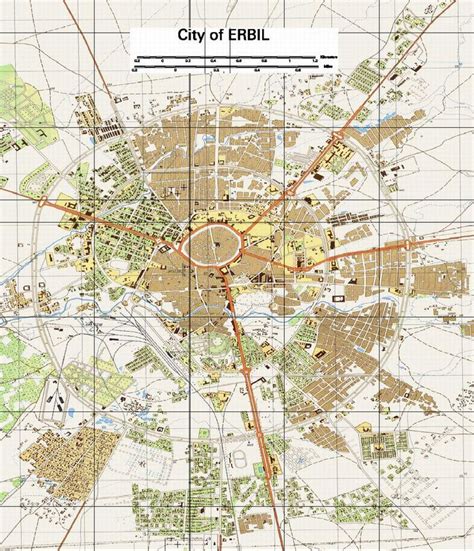 Erbil Masterplan Map