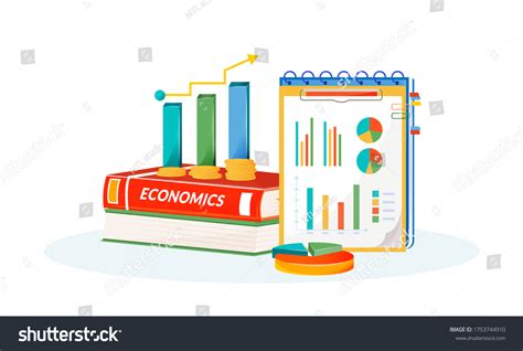 Economics Flat Concept Vector Illustration School Stock Vector (Royalty ...