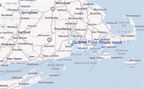 Quonset Point, Rhode Island Tide Station Location Guide