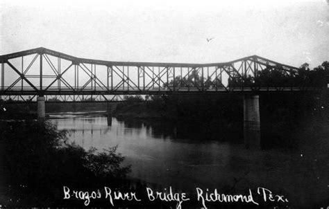 [The Brazos River Bridge, Richmond, Texas.] - Side 1 of 1 - The Portal ...