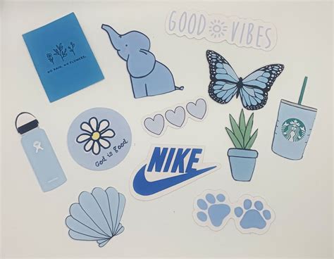 Blue Aesthetic Sticker Pack