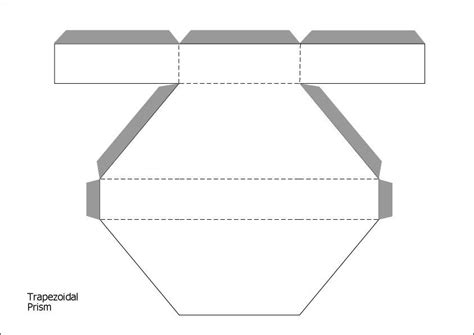 How To Draw A Trapezoidal Prism Net