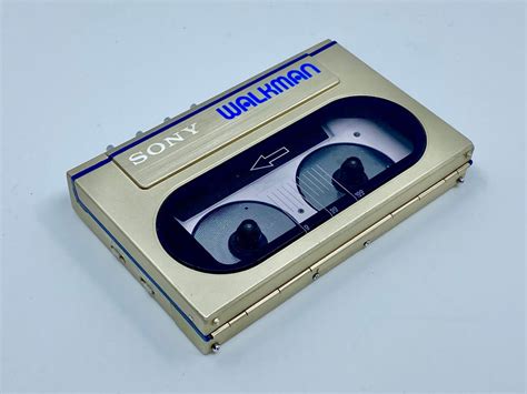 Sony Walkman WM-10 Gold Portable Cassette Player