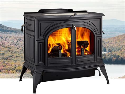 Vermont Castings Defiant Wood Stove In Classic Black