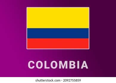 Colombia Flag Co National Banner Colombia Stock Illustration 2092755859