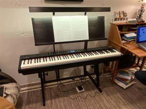 Construct a Music Rest for a Digital Keyboard Stand - Spinditty