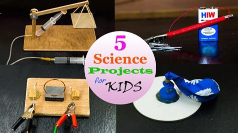 5 School Science Projects For Students - YouTube