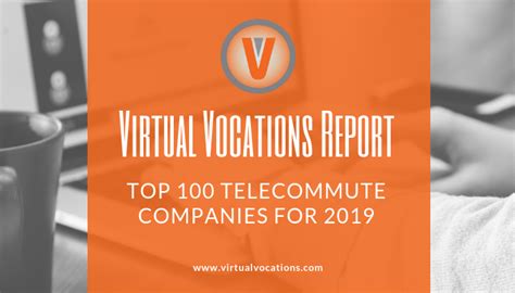 Top 100 Telecommute Companies for 2019 - Virtual Vocations