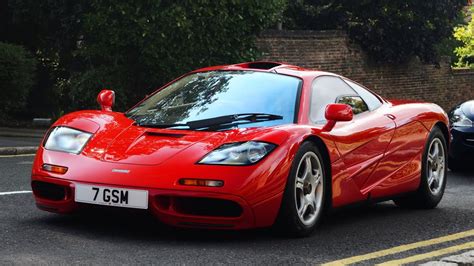 Red McLaren F1 - start up, sounds & scenes - YouTube