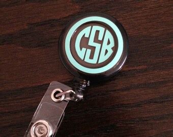 Items similar to ID Badge Clip - Retractable on Etsy