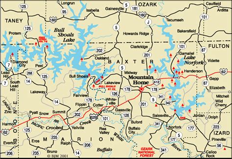 Area Maps - Ozark Sites