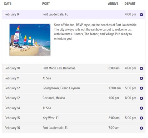 CARIBBEAN CRUISE ITINERARY | RSVP | Feb 2020 – Islanders Travel Inc.