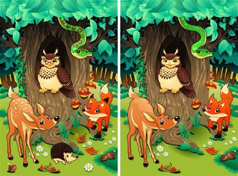 Spot the differences. vector illustration | Desarrollo infantil, Imprimibles para preescolar ...