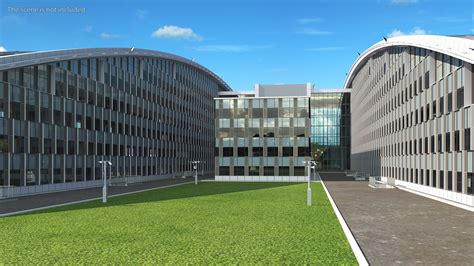 NATO Headquarters 3D Model $249 - .3ds .blend .c4d .fbx .max .ma .lxo ...