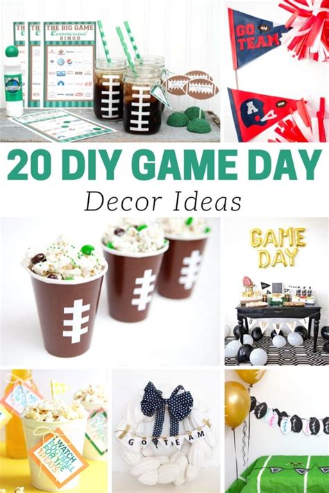 20 DIY Game Day Decor Ideas - Pretty Extraordinary