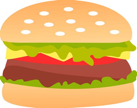 Cheeseburger Hamburger Fast Food Burger Clipart Png Transparent Png | My XXX Hot Girl