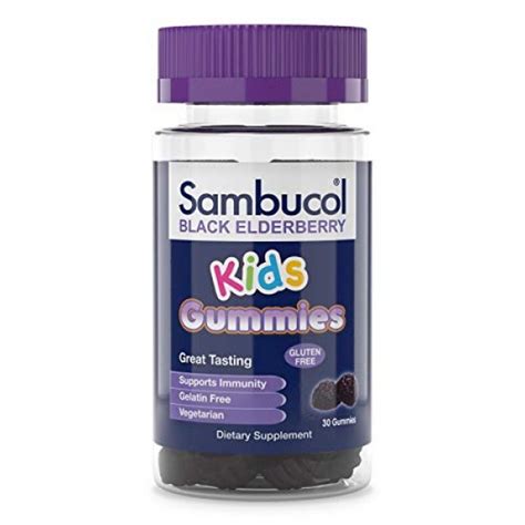 Sambucol Black Elderberry Kids Gummies, 30 Count by Sear ...