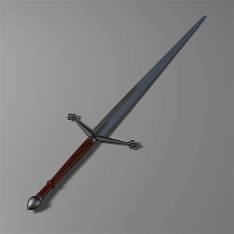 scottish claymore 3d max