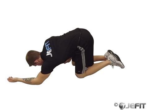 Kneeling Lat Stretch - Exercise Database | Jefit - Best Android and iPhone Workout, Fitness ...