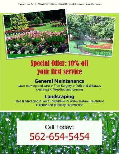 83 Customize Our Free Landscaping Flyers Templates Free Download for ...