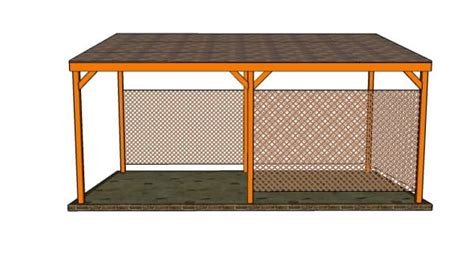 Lean to carport plans | HowToSpecialist - How to Build, Step by Step DIY Plans