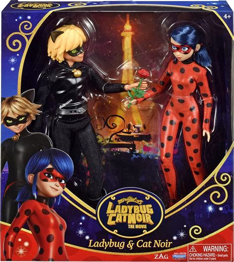 Buy Miraculous Ladybug & Cat Noir Movie 2-Pack Deluxe Giftset | Miraculous Dolls UK | Bentzens