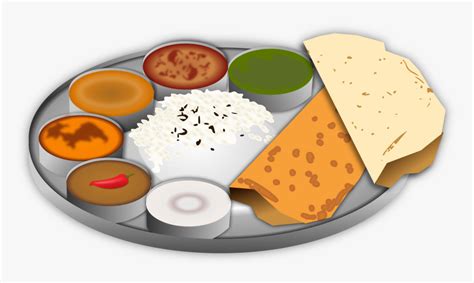 Dinner Clipart Meal - Indian Food Vector Png, Transparent Png , Transparent Png Image - PNGitem