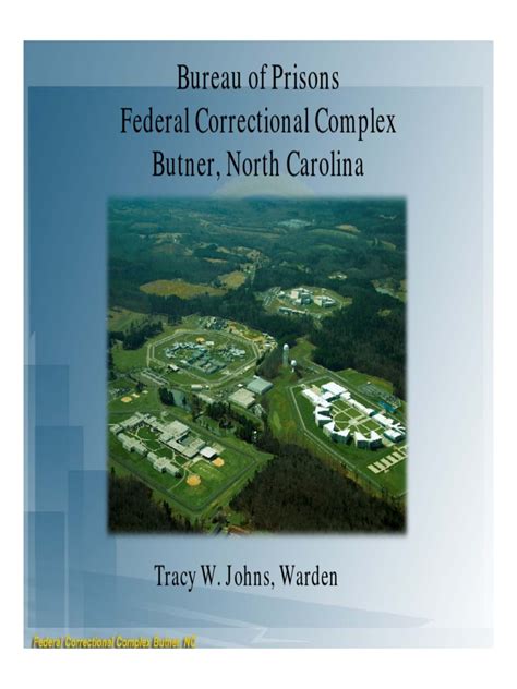 Butner.pdf | Federal Bureau Of Prisons | Prison