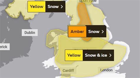 UK weather: Warnings of heavy snow, strong winds and blizzards as cold ...