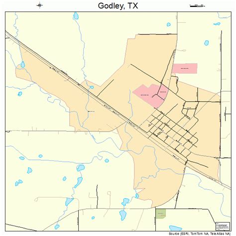 Godley Texas Street Map 4829972