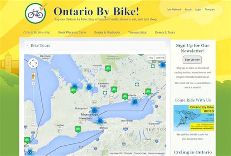 Interactive Outdoor Maps of Ontario