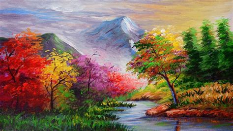 How To Paint Landscapes With Acrylics For Beginners at cheriesdecker blog