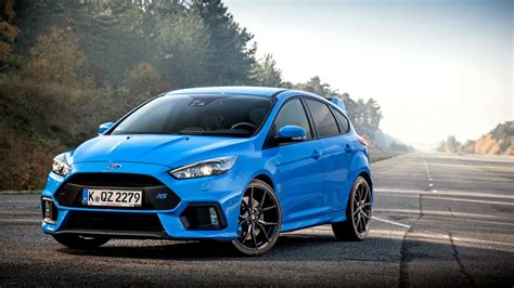 Preview Wallpaper Ford, Focus, Rs, Blue, Side View - Ford Focus Rs Mk3 ...