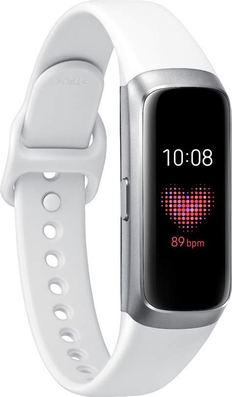 Samsung - Galaxy Fit Activity Tracker + Heart Rate - White | eBay