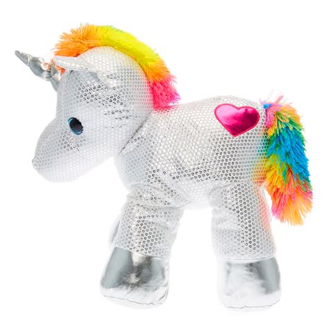 Limited Edition Large Rainbow Unicorn Plush Toy | Claire's US