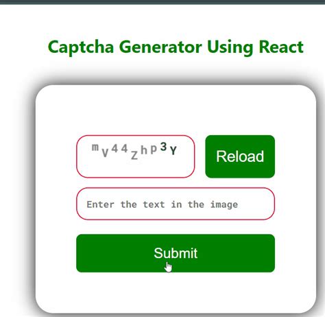 Build a Captcha Generator Using ReactJs - GeeksforGeeks