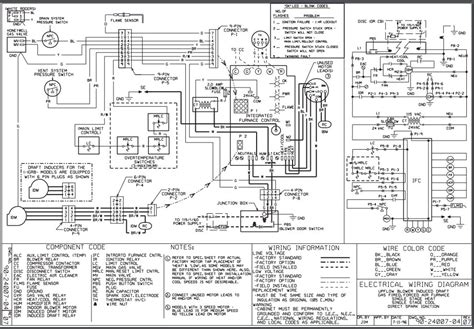 Rheem Air Conditioner Thermostat Wiring Diagram - IOT Wiring Diagram