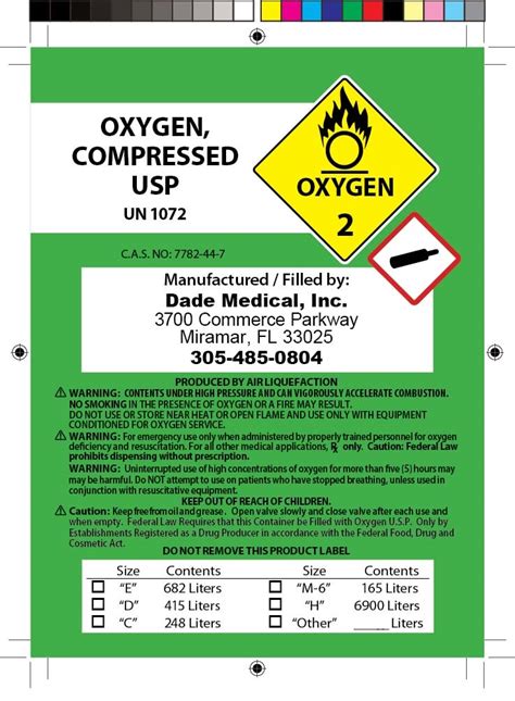 NDC 70672-123 Oxygen Label Information - Details, Usage & Precautions