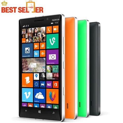 Hot Original Unlocked Nokia Lumia 930, Nokia L930, Mobile phones, 20MP Camera, LTE NFC, Quad ...