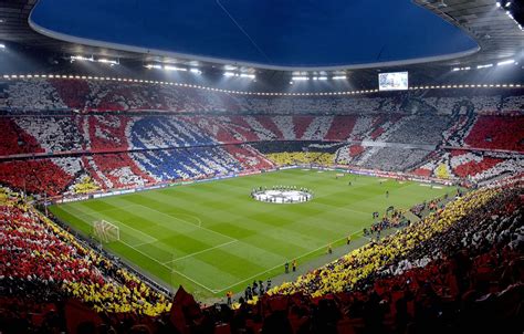 Wallpaper wallpaper, sport, stadium, football, FC Bayern Munchen, Allianz Arena, UEFA Champions ...