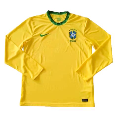 Brazil Jersey Custom Home Soccer Jersey 2021