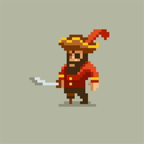 pixel art pirate : +31 Idées et designs pour vous inspirer en images | Jeux pixel art, Animation ...