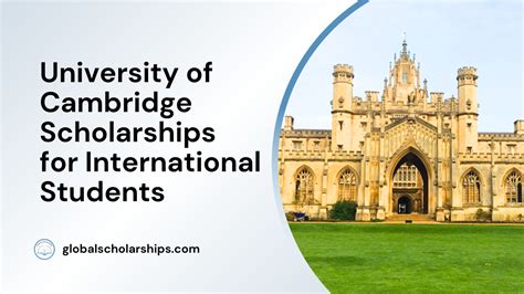 University of Cambridge Scholarships for International Students 2024 - 2025