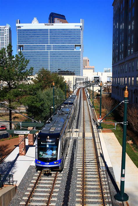 Charlotte Light Rail Photograph by Joseph C Hinson Photography