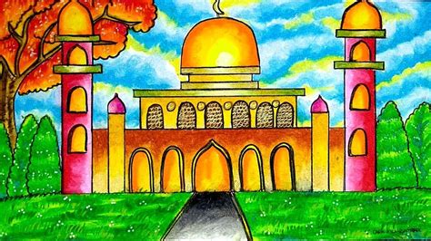 412+ Gambar Masjid Crayon Picture - MyWeb